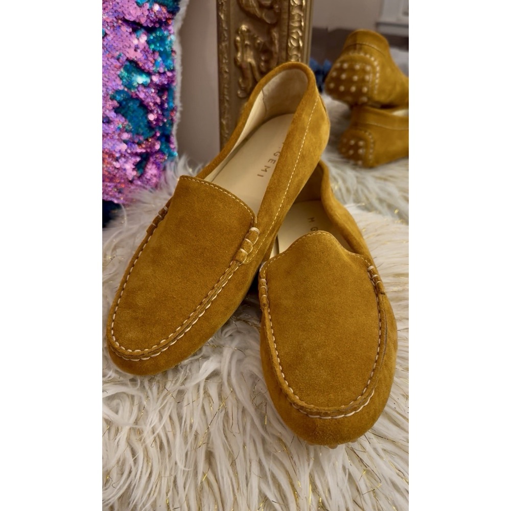 New M. GEMI The Felize Shearling Brown/rust Suede Moc  42 Women's US Size 11 - Picture 4 of 16